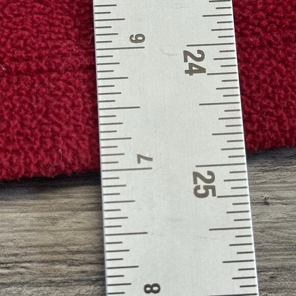 The North Face Flash Dry Red Mens M 1/4 Zip Pullover Fleece Zip Pocket Gorpcore - Picture 7 of 11